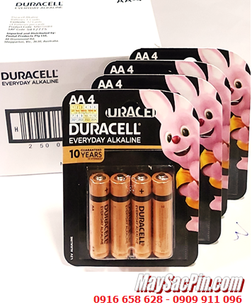 COMBO 01Hộp 12vỉ=48viên (Vỉ 4viên) Pin AA Duracell LR6 Everyday Alkaline 1.5v_Giá chỉ 468.000đ/HỘP